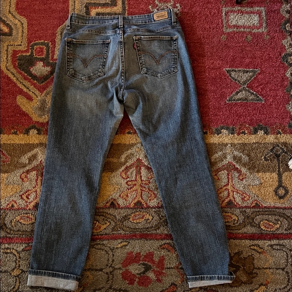 Levi's Original Mid Rise Skinny Jeans - Classic Blue